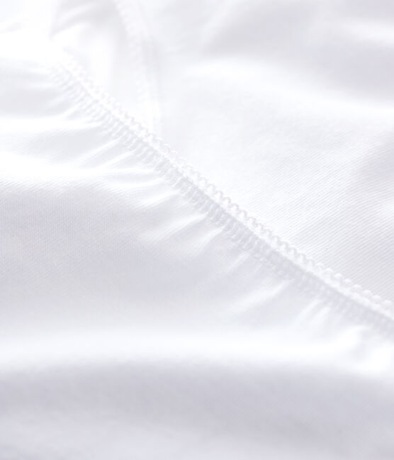 Juego de 2 culottes blancos de niña de algodón orgánico variante 1
