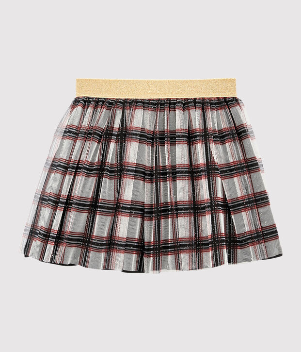 Falda de tul para ni&ntilde;a blanco/multicolor