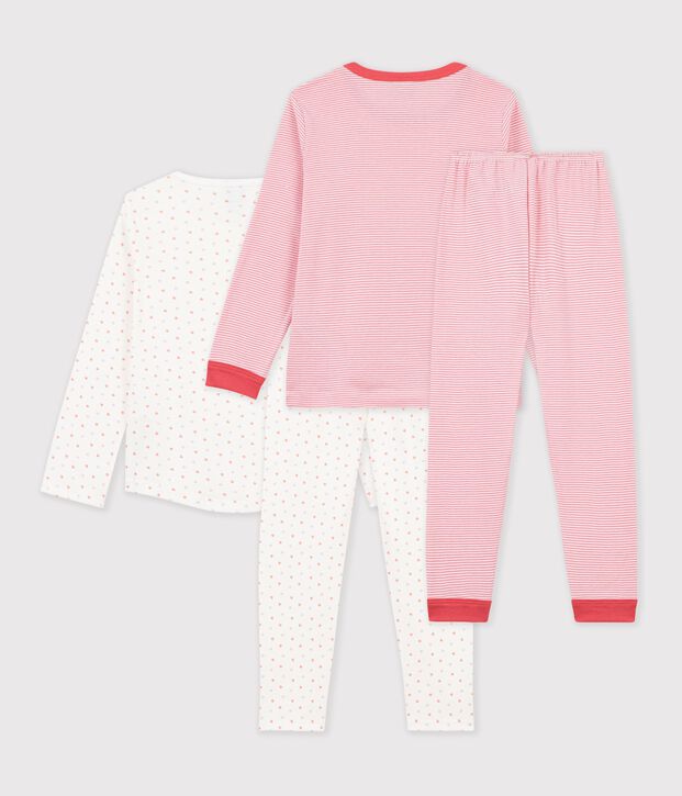 Juego de pijamas infantiles de algod&oacute;n estampado multicolor