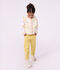 Chaleco infantil liso de borreguito MILK
