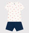 Pijama corto infantil de algodón con estampado de cangrejos INCOGNITO/ MULTICO
