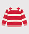 Sudadera infantil unisex de algodón a rayas rojo AURORA/ AVALANCHE