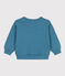 Sudadera de muletón ligero para bebé azul LAVIS