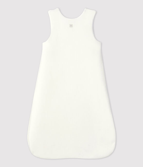 Saco de terciopelo de algodón orgánico para bebé blanco MARSHMALLOW