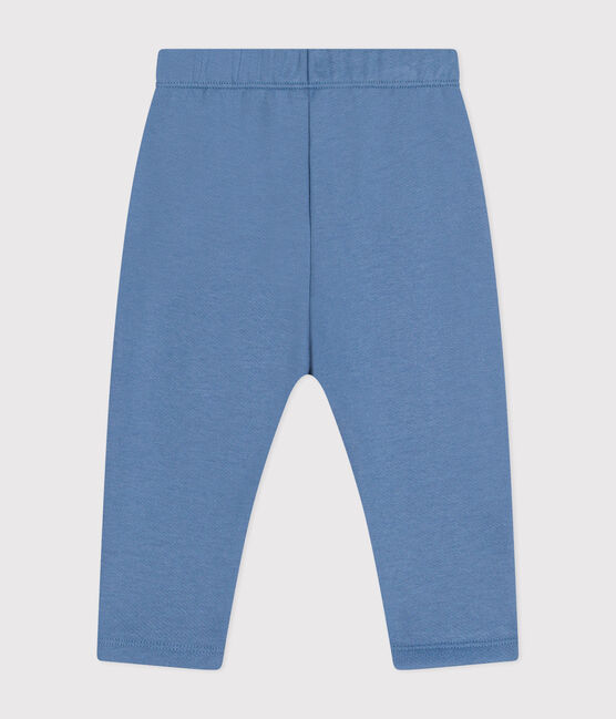 Pantalón de felpa para bebé azul BEACH