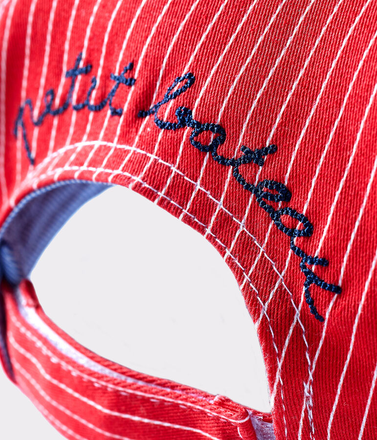 Gorra beb&eacute; mixta rojo/blanco