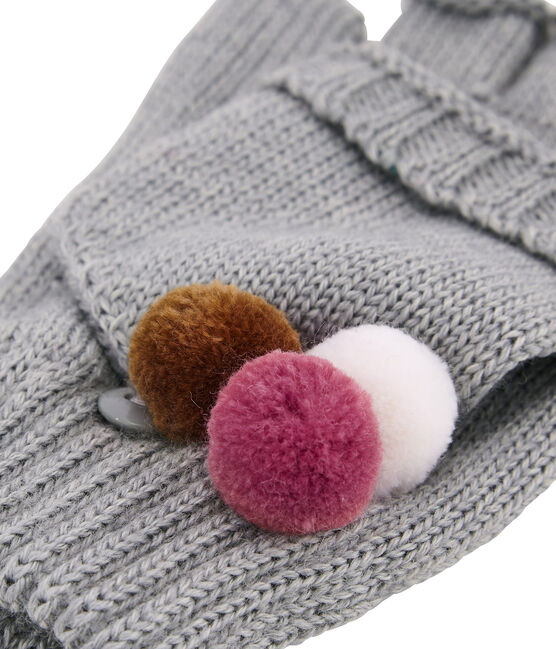 Guantes para niña gris SUBWAY CHINE