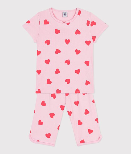 Pijama pirata infantil de algodón con estampado de corazones MARQUISE/ PEACHY