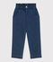 Pantalón vaquero ligero de corte recto para niña azul DENIM