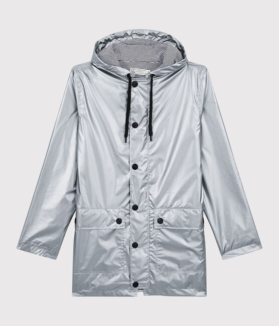 Chubasquero emblemático plateado de mujer gris ARGENT