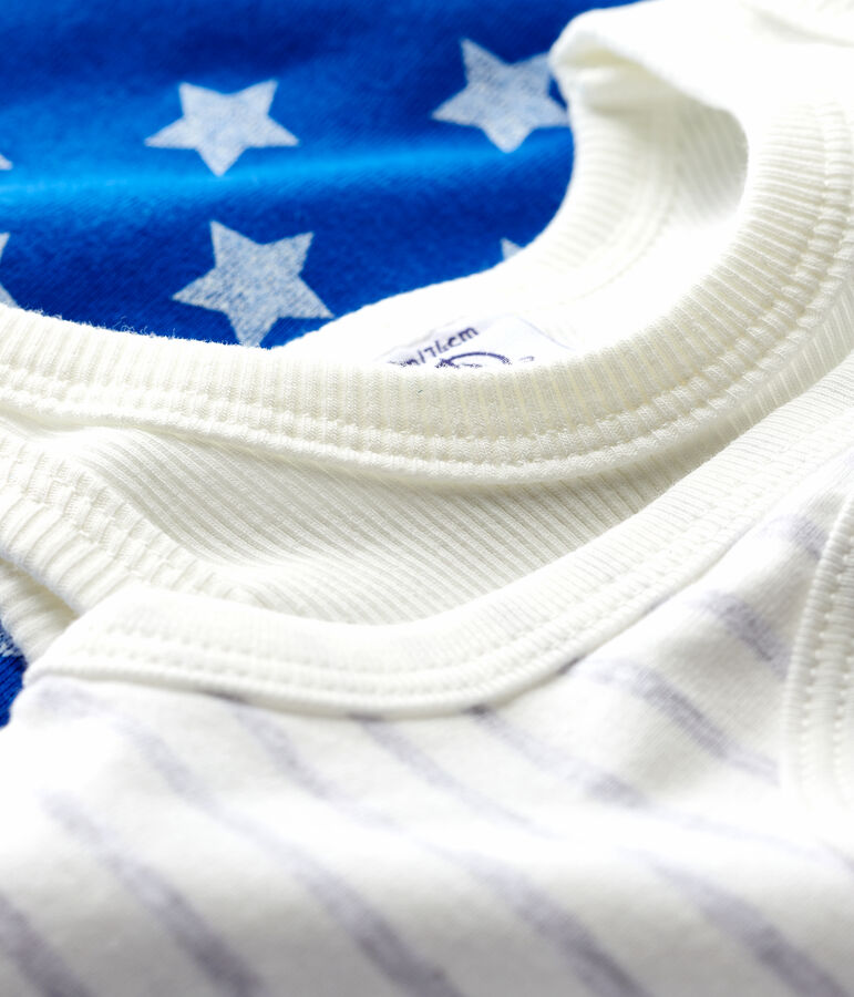 Juego de 3 bodis sin mangas para beb&eacute; ni&ntilde;o multicolor