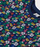 Camiseta estampada de jersey ligero para niña azul MEDIEVAL/blanco MULTICO