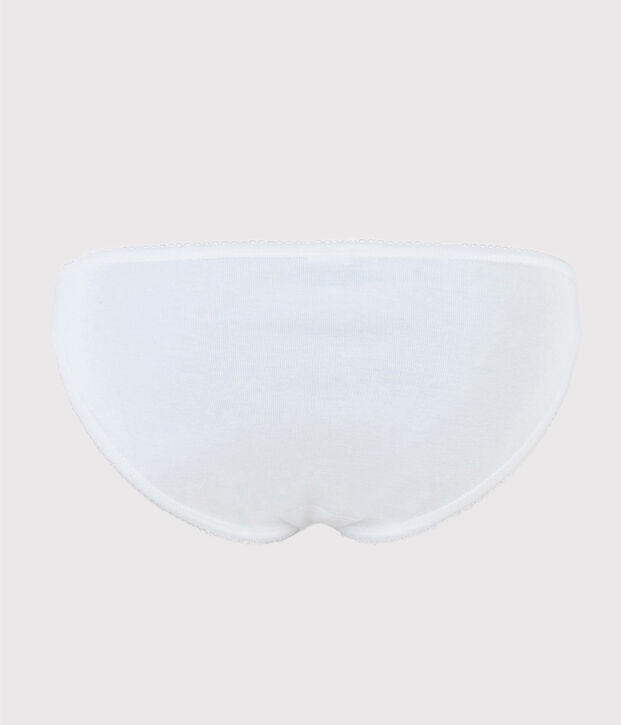 Braguita de culto de mujer blanco