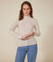 Camiseta Iconique de cuello vuelto de algodón para mujer blanco AVALANCHE/ MULTICO