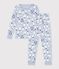 Pijama infantil muy ajustado de algod&oacute;n con estampado azul/multicolor