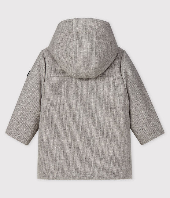 Abrigo de lana para bebé niño gris GRIS CHINE