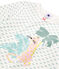 Pijama de tela túbica para niña blanco MARSHMALLOW/blanco MULTICO