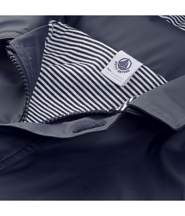 Chubasquero emblem&aacute;tico para beb&eacute; unisex azul