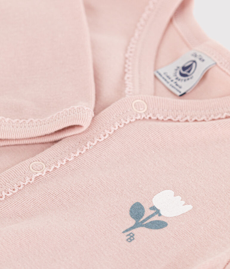 Pelele rosa de algod&oacute;n rosa