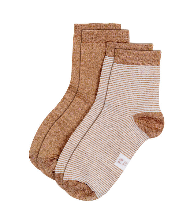 Lote de 2 pares de calcetines para mujer multicolor