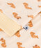 Pijama infantil de tejido de rizo cepillado con estampado de ardilla blanco AVALANCHE/ MULTICO