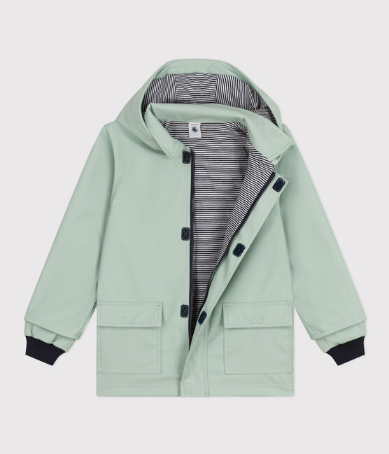 Impermeable emblemático reciclado para niña/niño verde HERBIER