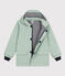 Impermeable emblemático reciclado para niña/niño verde HERBIER