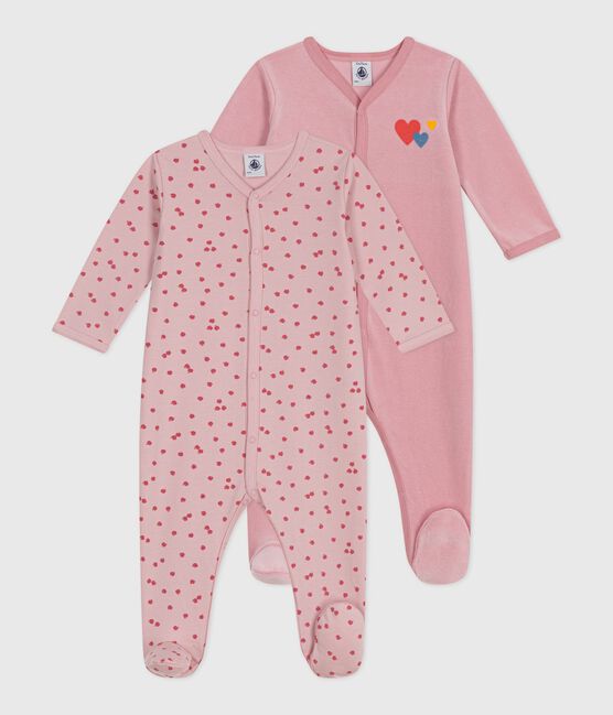 Juego de pijamas de algodón estampado para bebé variante 1