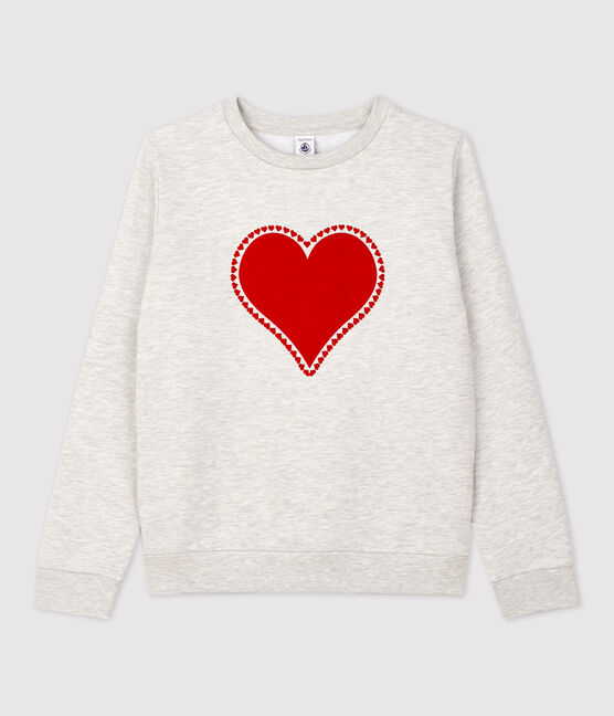 Sudadera de muletón de niña/niño gris BELUGA CHINE