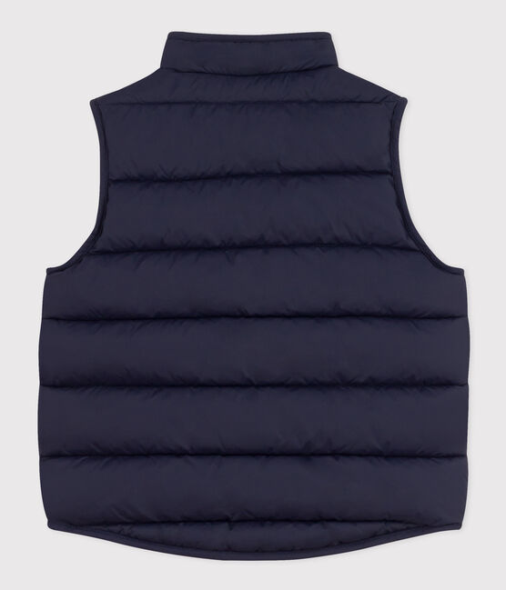 Chaqueta acolchada infantil sin mangas azul SMOKING
