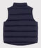 Chaqueta acolchada infantil sin mangas azul SMOKING