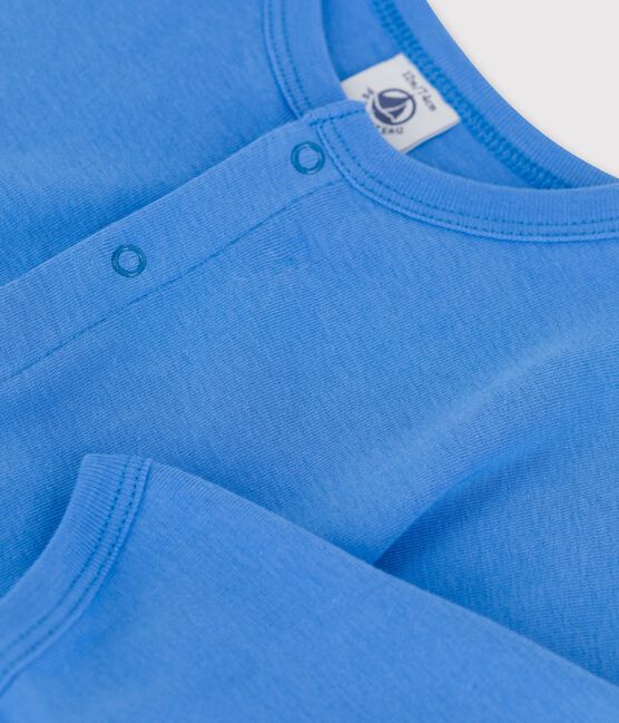 Cárdigan de algodón para bebé azul BRASIER
