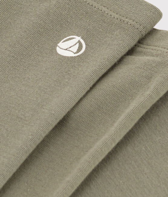 Leggings de punto y elastano para niña verde MARECAGE