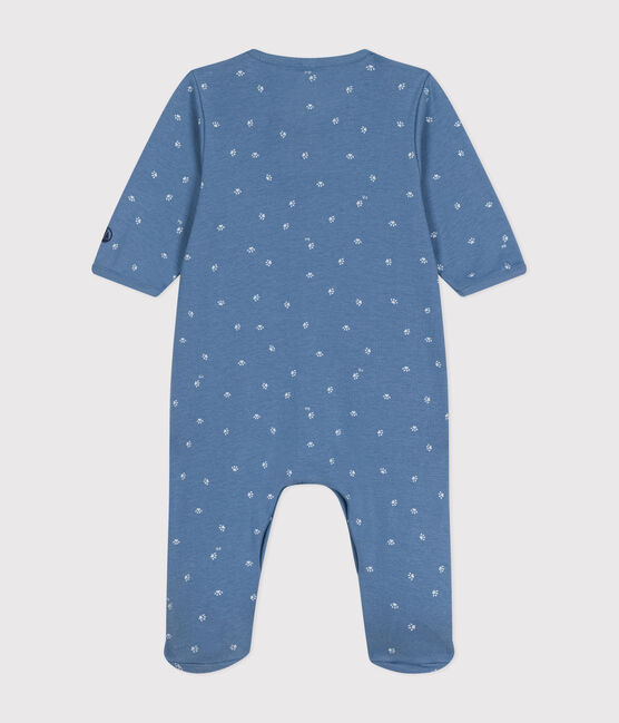 Pijama de algodón para bebé azul BEACH/ MARSHMALLOW