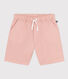 Pantalón corto infantil de sarga de algodón y lino