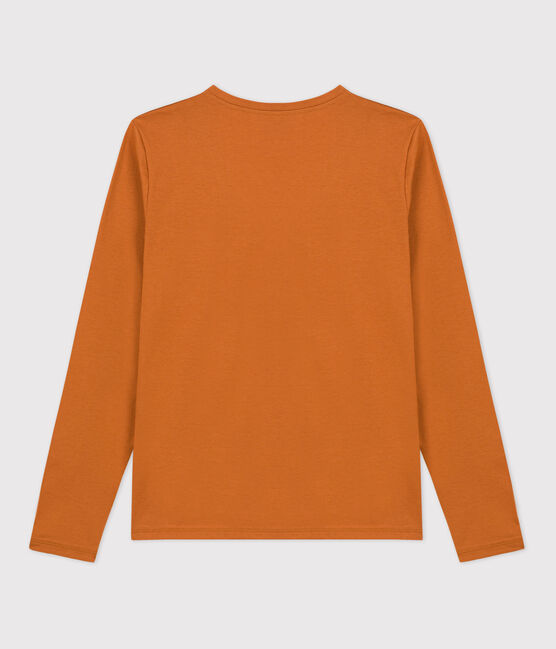 Camiseta de algodón Le Droit con cuello de pico para mujer marron ECUREUIL