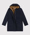 Gabardina con forro de sherpa de mujer azul SMOKING