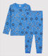 Pijama de bandana de algodón orgánico infantil unisex