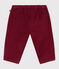 Pantalón de pana lisa para bebé AMARANTE