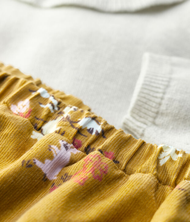 Conjunto de dos piezas de beb&eacute;. multicolor