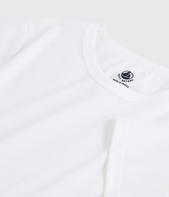 Camiseta de algodón Sea Island para mujer blanco MARSHMALLOW