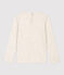 Camiseta de manga larga de algodón de niña beige MONTELIMAR CHINE