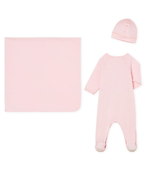 Estuche regalo 3 piezas para beb&eacute; unisex multicolor