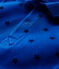 Body de manga larga con cuello de polo para bebé niño azul LIMOGES/azul SMOKING