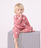 Pijama sin pies de algodón estampado para bebé rosa ROSEWOOD/ MARSHMALLOW