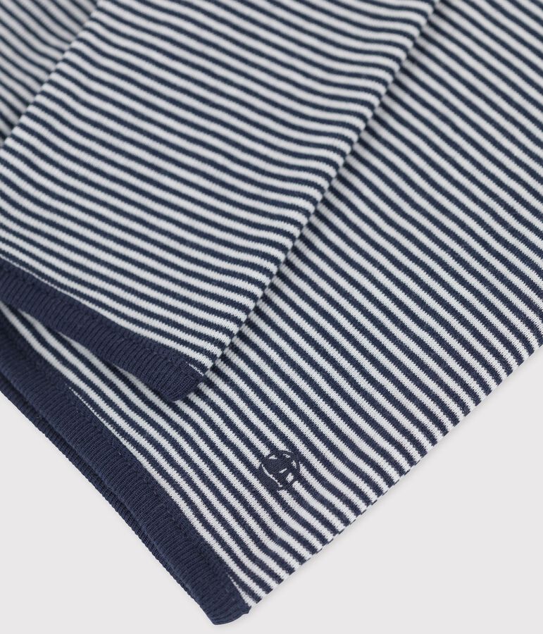 C&aacute;rdigan milrayas de algod&oacute;n ecol&oacute;gico de beb&eacute; azul SMOKING/blanco MARSHMALLOW