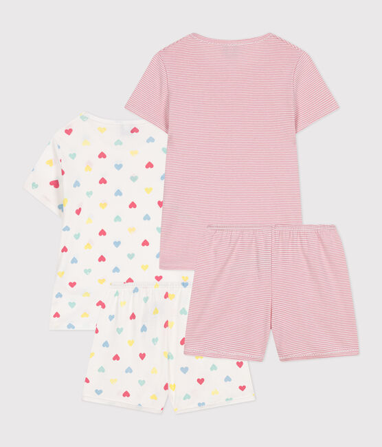Juego de 2 pijamas infantiles cortos de algodón variante 1