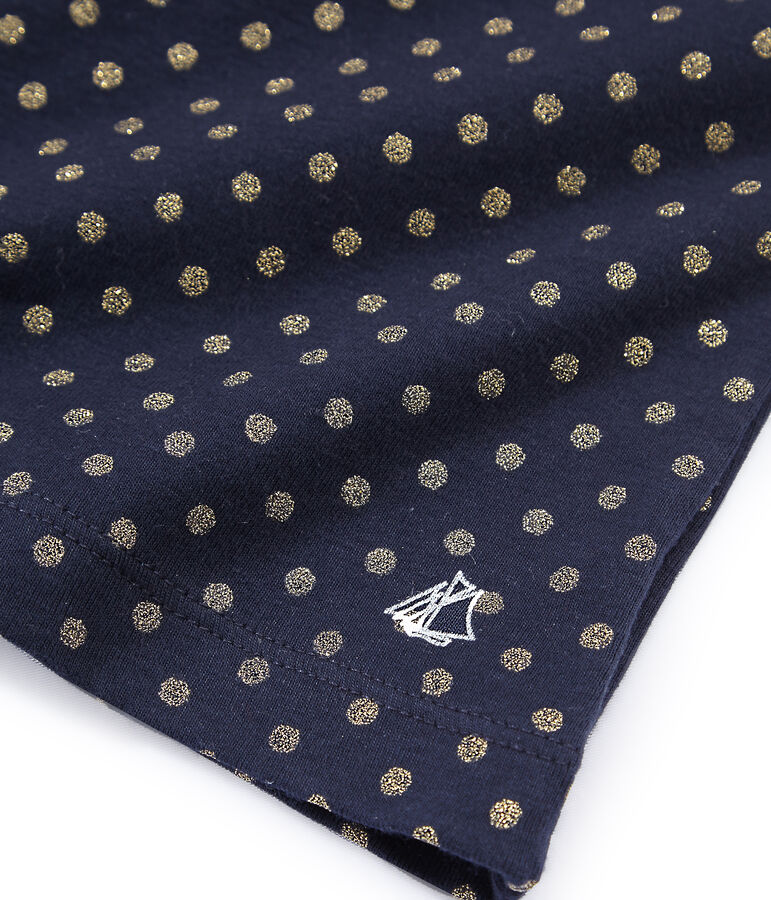 Camiseta de manga larga para ni&ntilde;a azul SMOKING/amarillo DORE