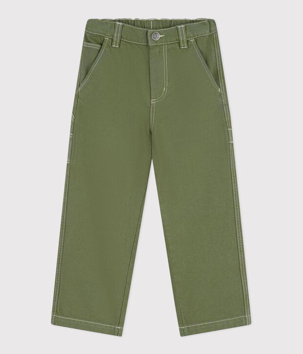 Pantal&oacute;n carpenter infantil de algod&oacute;n OLIVINE
