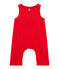 Peto de terciopelo para bebé niño rojo FROUFROU